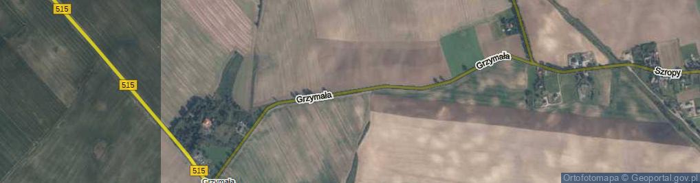 Zdjęcie satelitarne Grzymała ul.